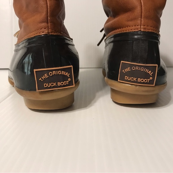 The Original duck boot Arianna winter snow rain mid calf boot women size 7.5 M - Picture 6 of 10